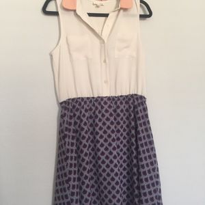 NWT Maison Jules Avignon Collared Dress